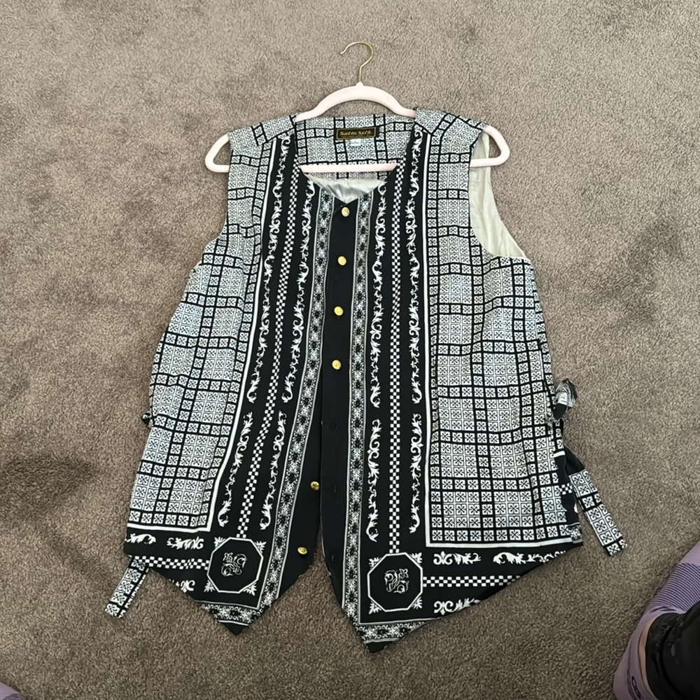 Satin silk 90’s vest
